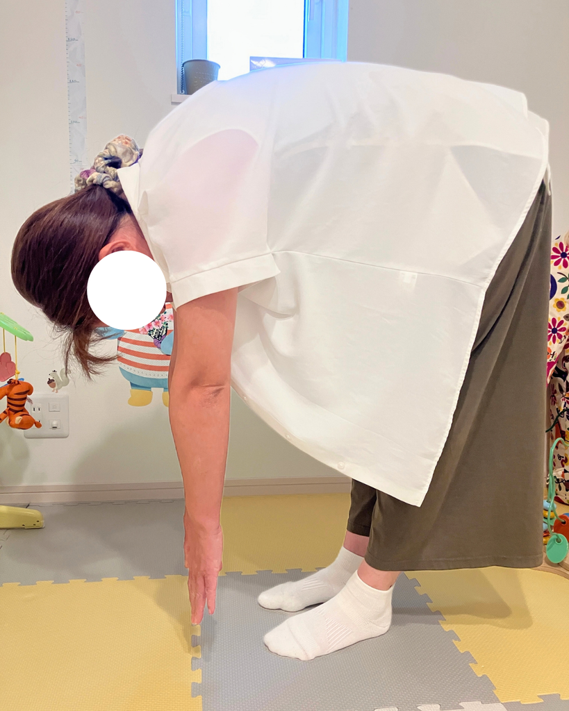 神経ケア整体 前屈 アフター
